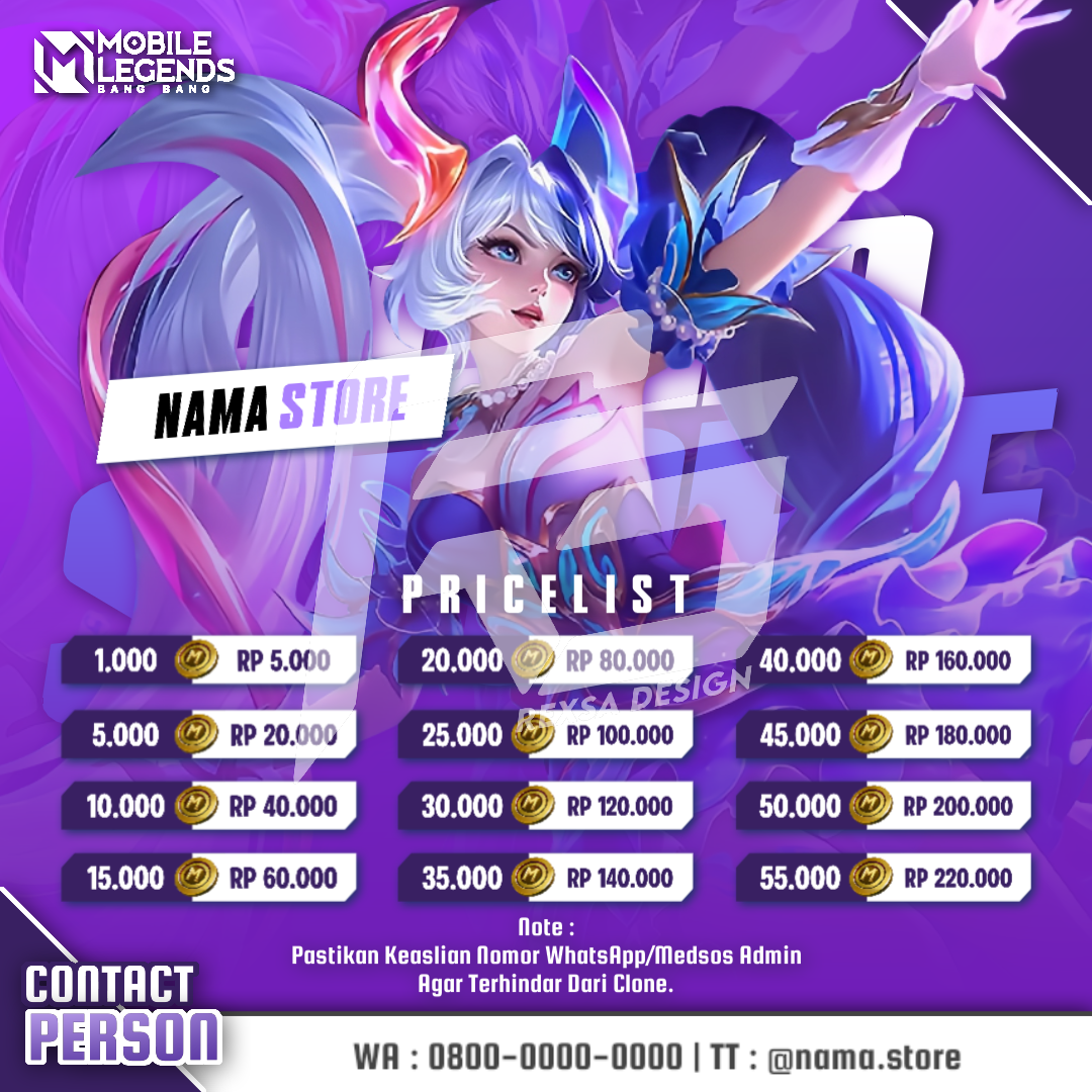 Pricelist BBC/Diamond